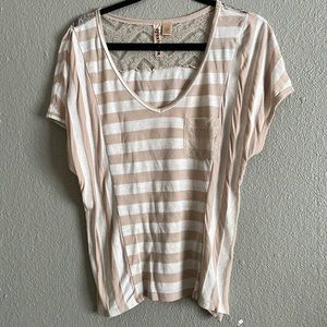 Eyeshadow brand, great condition. Lace details, cap sleeve